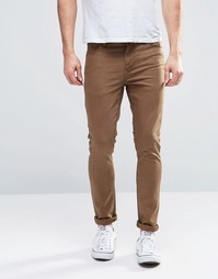 Супероблегающие джинсы цвета хаки ASOS - Ermine