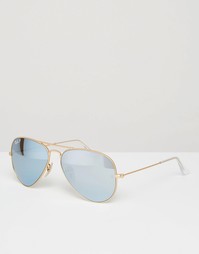 Солнцезащитные очки-авиаторы Ray-Ban 0RB3025 - Золотой