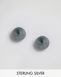 Серебряные серьги Pieces &amp; Julie Sandlau - Окисленное серебро