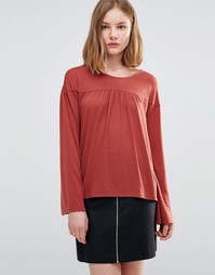 Лонгслив Vero Moda Jennie - Жженая сиена