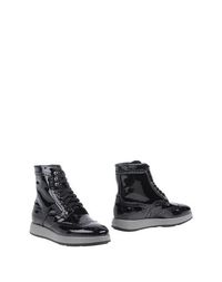 Черные Полусапоги и высокие ботинки Santoni