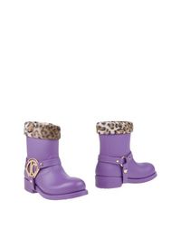 Фиолетовые Полусапоги и высокие ботинки Just Cavalli