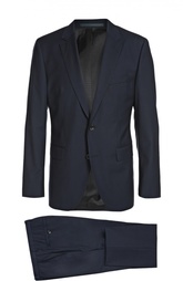 Приталенный шерстяной костюм HUGO BOSS Black Label