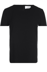 Полупрозрачный топ прямого кроя с круглым вырезом HUGO BOSS Black Label
