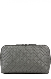 Кожаная косметичка на молнии Bottega Veneta