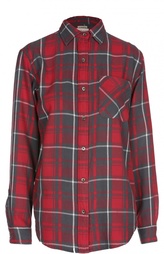 Блуза прямого кроя в клетку в накладным карманом Denim&amp;Supply by Ralph Lauren