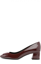 Лаковые туфли на низком каблуке Bottega Veneta
