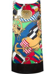 платье с V-образным вырезом на спине  Love Moschino