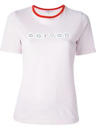 футболка с контрастной окантовкой  Carven