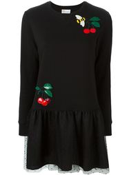 платье с вышивкой  Red Valentino