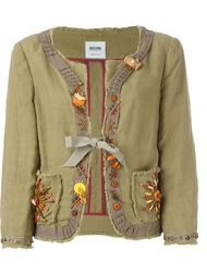декорированный пиджак  Moschino Vintage