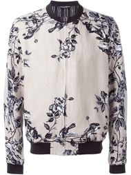 bird print bomber jacket  Dolce &amp; Gabbana