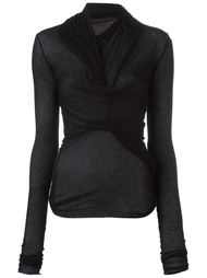 топ с запахом Rick Owens Lilies