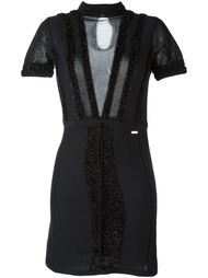 платье с прозрачными панелями Just Cavalli