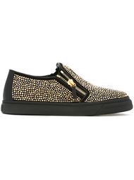кеды-слипон с заклепками Giuseppe Zanotti Design