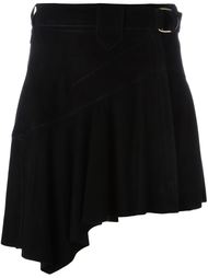 короткая асимметричная юбка с оборками Roberto Cavalli