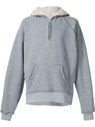 half zip sherpa hoodie Fear Of God