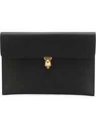 клатч с черепом Alexander McQueen
