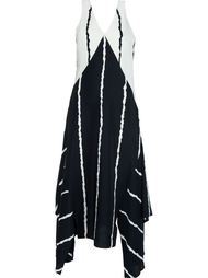 полосатое платье с асимметричным подолом Derek Lam 10 Crosby