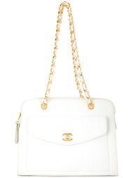 сумка-тоут с логотипом  Chanel Vintage