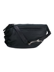 Leather Duffel Bag With Panther Strap Lanvin