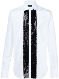 рубашка декорированная пайетками Dsquared2