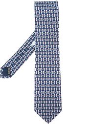 monkey print tie Salvatore Ferragamo