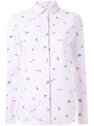 'Baby Collar' striped shirt Maison Kitsuné