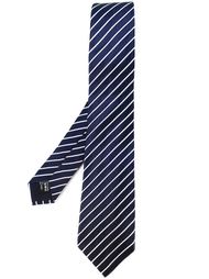 жаккардовый галстук в полоску Giorgio Armani
