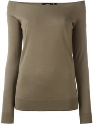 boat neck jumper Theory