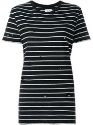 distressed striped T-shirt Zoe Karssen