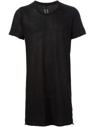 футболка с необработанными краями   Rick Owens