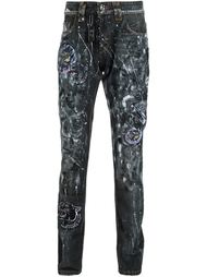 джинсы с линялым эффектом Philipp Plein