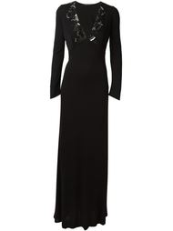 декорированное платье  Roberto Cavalli