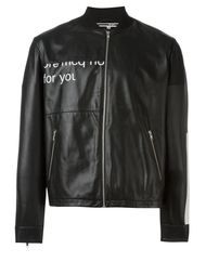 Urban Poetry print jacket  McQ Alexander McQueen