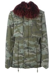 rabbit and raccoon fur lined jacket Mr &amp; Mrs Italy
