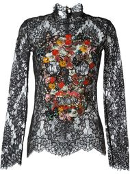 embellished skull lace top Philipp Plein