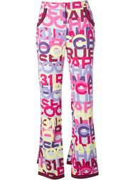brand printed trousers Chanel Vintage