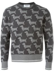 dog print sweatshirt Thom Browne