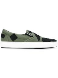 patch detail slip-on sneakers Dsquared2