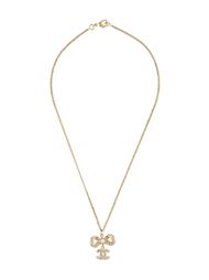 ожерелье с логотипом и бантом Chanel Vintage