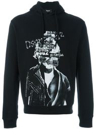 punk print hoodie  Dsquared2