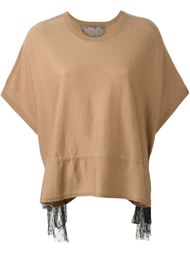 bat-wing knitted top Red Valentino
