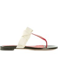 открытые сандалии с бантами Alexander McQueen