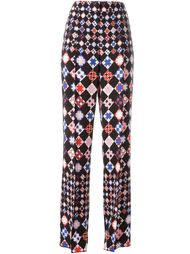 брюки с геометрическим принтом Emilio Pucci