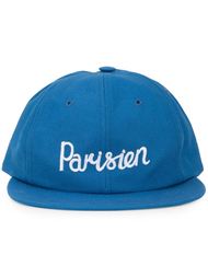 кепка с вышивкой 'Parisien' Maison Kitsuné