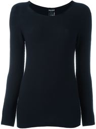 scoop neck jumper Giorgio Armani