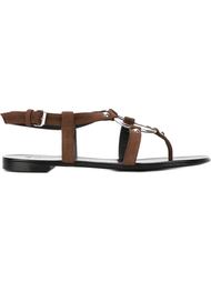 oval buckle sandals Giuseppe Zanotti Design