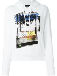 abstract print hoodie  Dsquared2