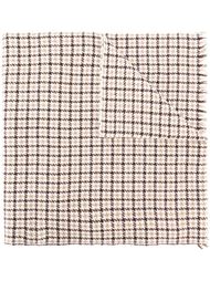 houndstooth pattern scarf Eleventy